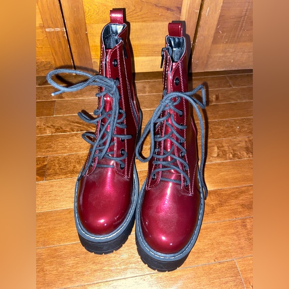 Maroon Boots - Picture 2 of 6
